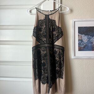 Elegant Black Lace Dress
